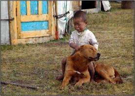Mongolské dítě